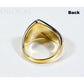 Orocal Gold Quartz Ladies Ring with Diamonds RL536D10Q-Destination Gold Detectors