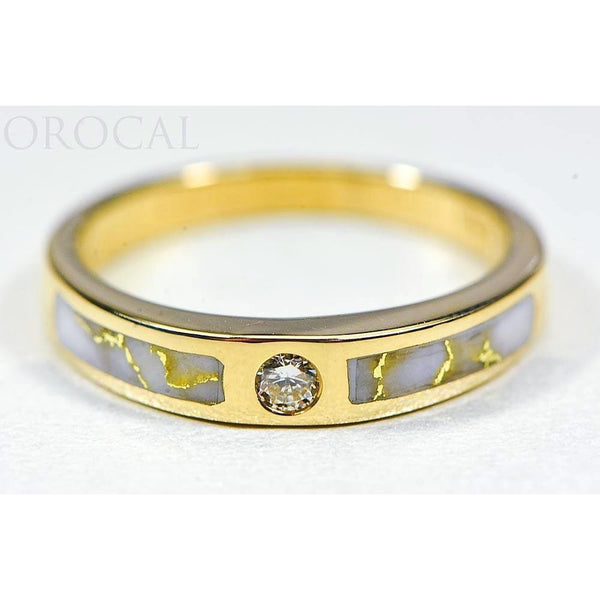 Orocal Gold Quartz Ladies Ring with Diamonds RL728WD7Q-Destination Gold Detectors