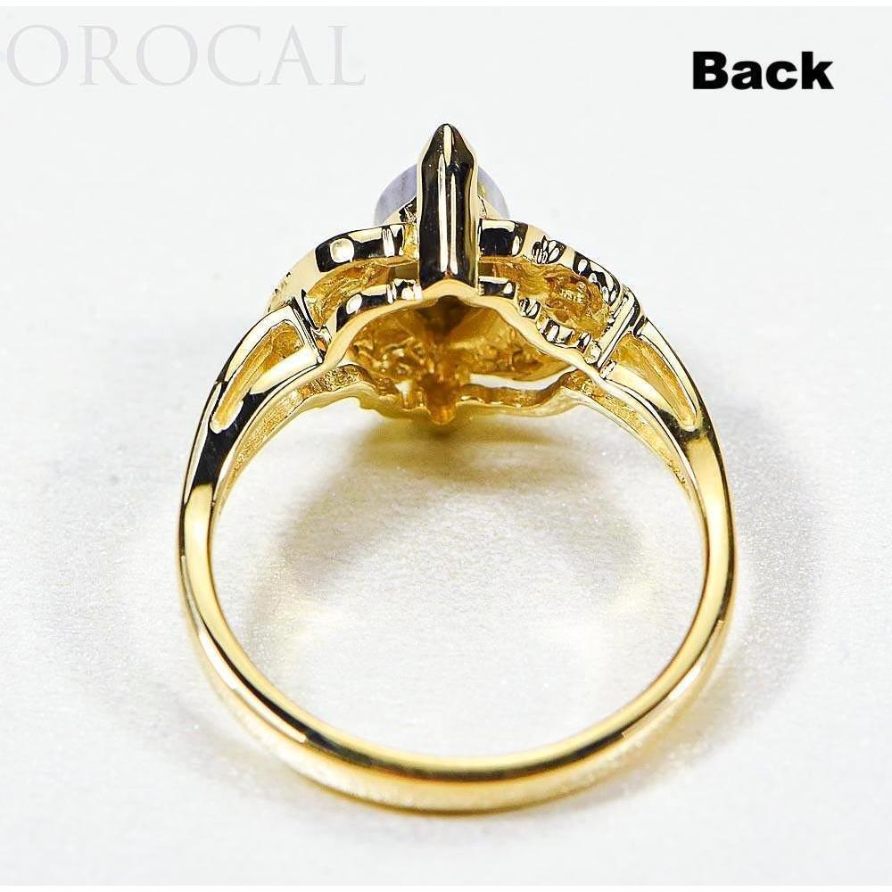 Orocal Gold Quartz Ladies Ring with Diamonds RL735D8Q-Destination Gold Detectors