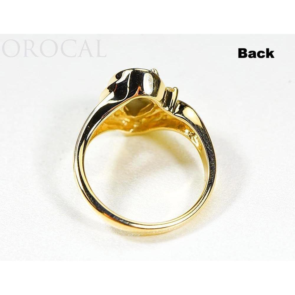 Orocal Gold Quartz Ladies Ring with Diamonds RL739D3Q-Destination Gold Detectors