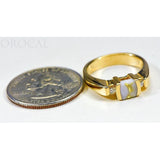 Orocal Gold Quartz Ladies Ring with Diamonds - RL842D10Q-Destination Gold Detectors