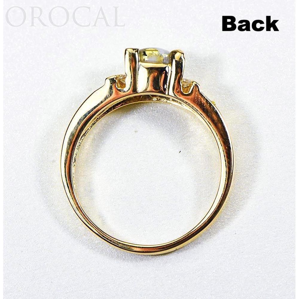 Orocal Gold Quartz Ladies Ring with Diamonds RL881D12NQ-Destination Gold Detectors