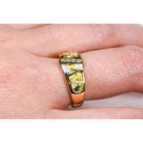 Orocal Gold Quartz Ladies Ring with Diamonds - RL882D8NQ-Destination Gold Detectors