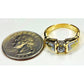Orocal Gold Quartz Ladies Ring with Diamonds RL988DQE-Destination Gold Detectors