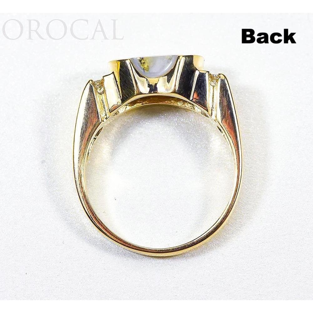 Orocal Gold Quartz Ladies Ring with Diamonds - RLDL4D6Q-Destination Gold Detectors