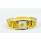 Orocal Gold Quartz Men's Ring RM1045NQ-Destination Gold Detectors