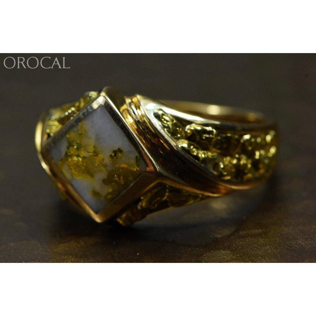 Orocal Gold Quartz Men's Ring RM1083NQ-Destination Gold Detectors