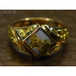 Orocal Gold Quartz Men's Ring RM1083NQ-Destination Gold Detectors