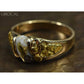 Orocal Gold Quartz Mens Ring RM487Q-Destination Gold Detectors
