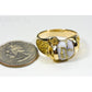 Orocal Gold Quartz Men's Ring RM490Q-Destination Gold Detectors