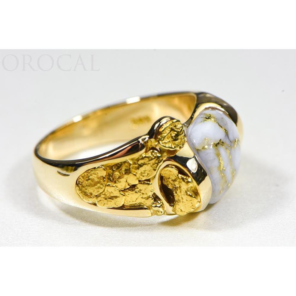 Orocal Gold Quartz Men's Ring RM490Q-Destination Gold Detectors