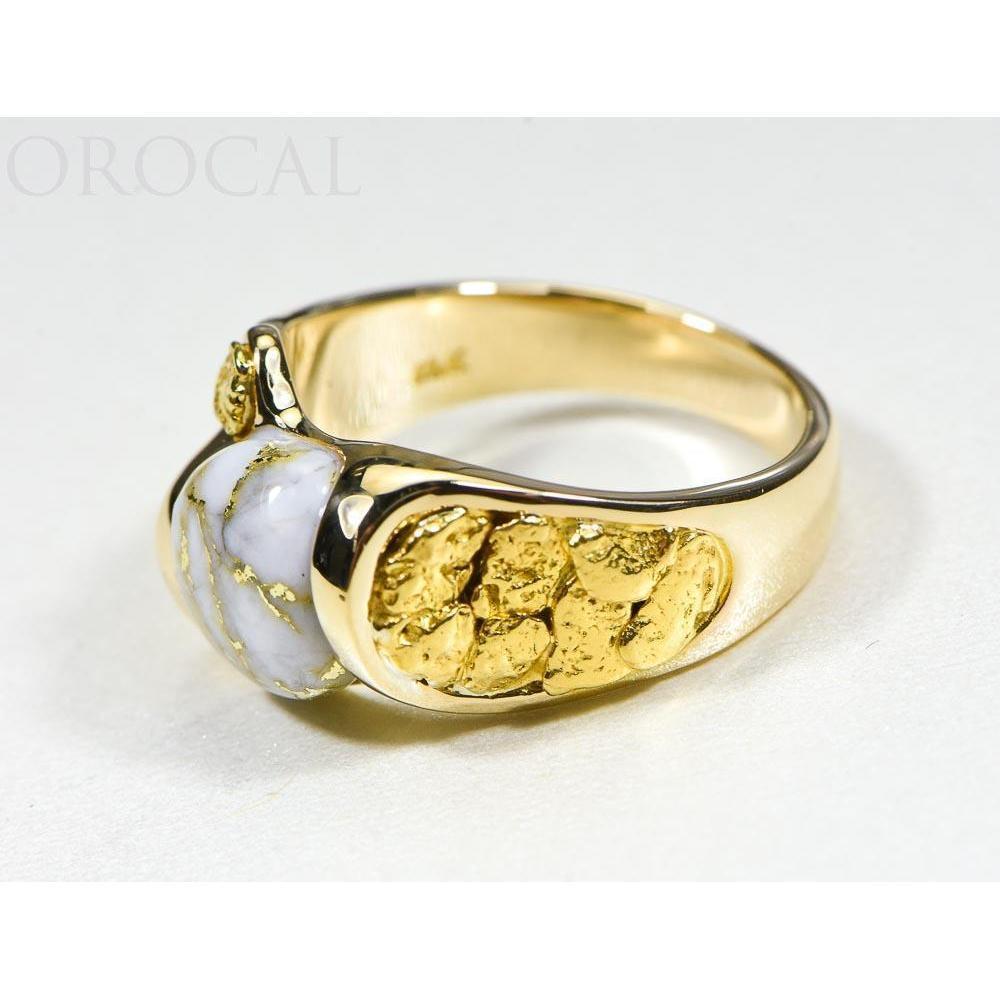 Orocal Gold Quartz Men's Ring RM490Q-Destination Gold Detectors