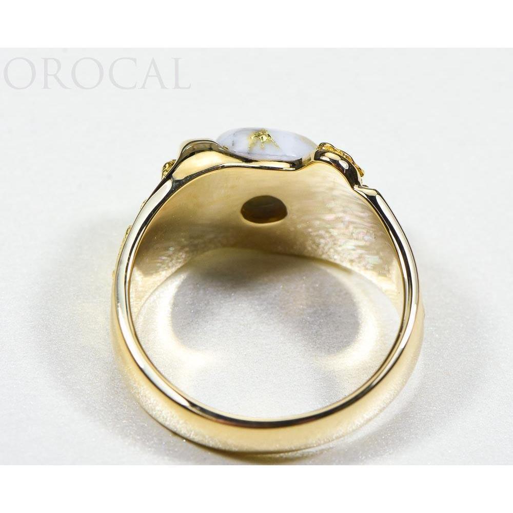Orocal Gold Quartz Men's Ring RM490Q-Destination Gold Detectors