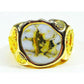 Orocal Gold Quartz Men's Ring RM518Q-Destination Gold Detectors