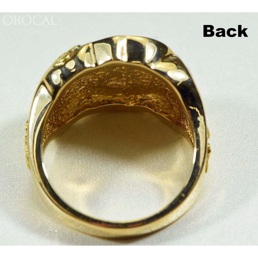 Orocal Gold Quartz Men's Ring RM518Q-Destination Gold Detectors