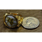 Orocal Gold Quartz Men's Ring RM518Q-Destination Gold Detectors