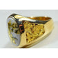 Orocal Gold Quartz Men's Ring RM552Q-Destination Gold Detectors