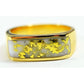 Orocal Gold Quartz Men's Ring RM567Q-Destination Gold Detectors