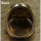 Orocal Gold Quartz Men's Ring RM627Q-Destination Gold Detectors