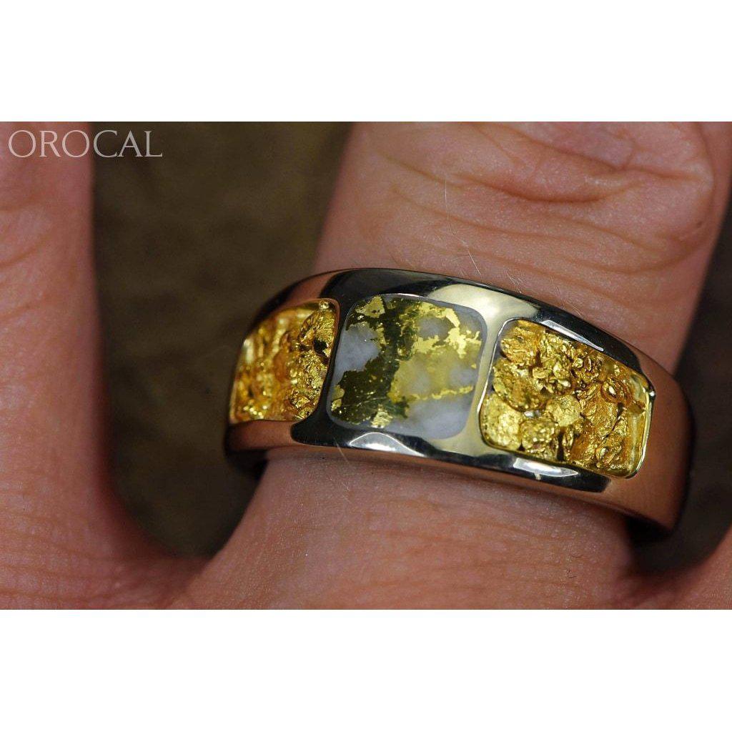 Orocal Gold Quartz Men's Ring RM651OLQ-Destination Gold Detectors