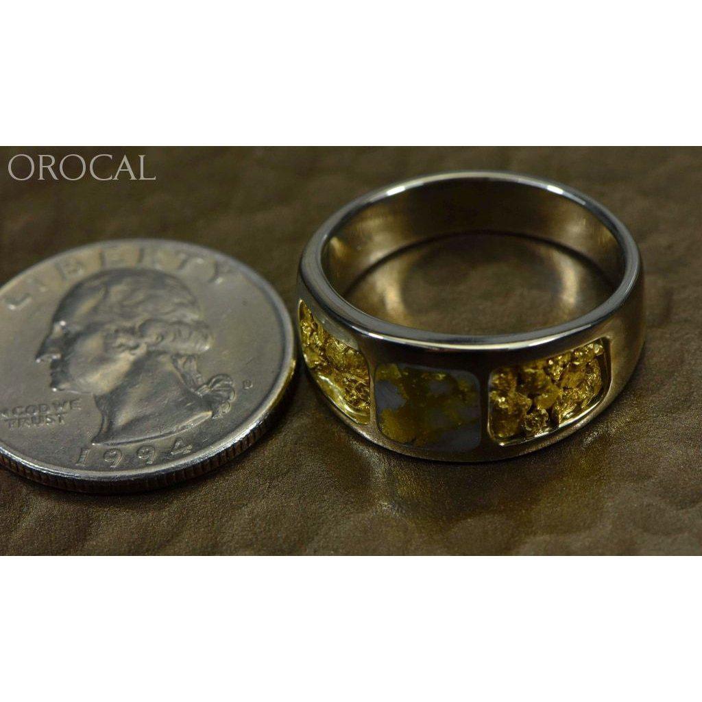 Orocal Gold Quartz Men's Ring RM651OLQ-Destination Gold Detectors