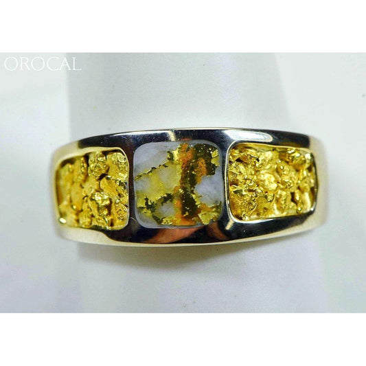 Orocal Gold Quartz Men's Ring RM651OLQ-Destination Gold Detectors