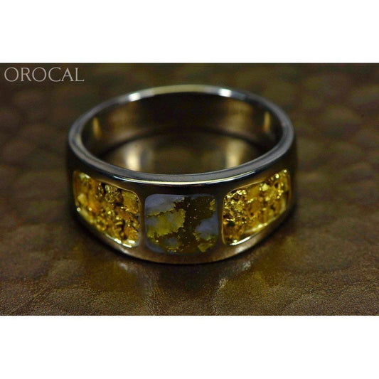Orocal Gold Quartz Men's Ring RM651OLQ-Destination Gold Detectors