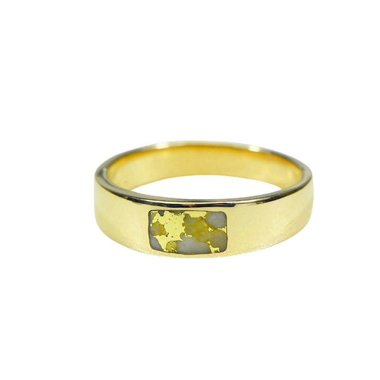 Orocal Gold Quartz Men's Ring RM652Q1-Destination Gold Detectors