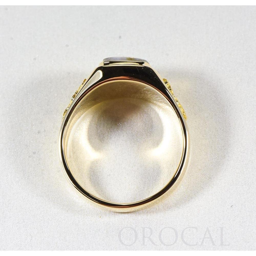 Orocal Gold Quartz Mens Ring RM674Q-Destination Gold Detectors