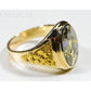 Orocal Gold Quartz Men's Ring RM675Q-Destination Gold Detectors