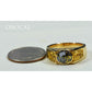 Orocal Gold Quartz Men's Ring RM73Q-Destination Gold Detectors