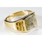 Orocal Gold Quartz Mens Ring RM747Q-Destination Gold Detectors