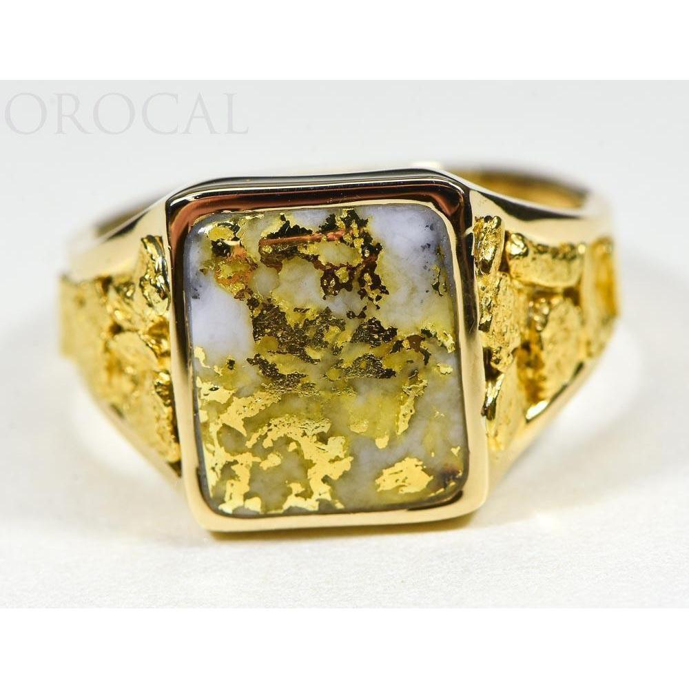 Orocal Gold Quartz Men's Ring RM760Q-Destination Gold Detectors