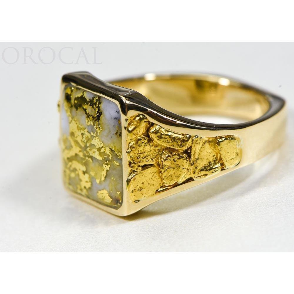 Orocal Gold Quartz Men's Ring RM760Q-Destination Gold Detectors