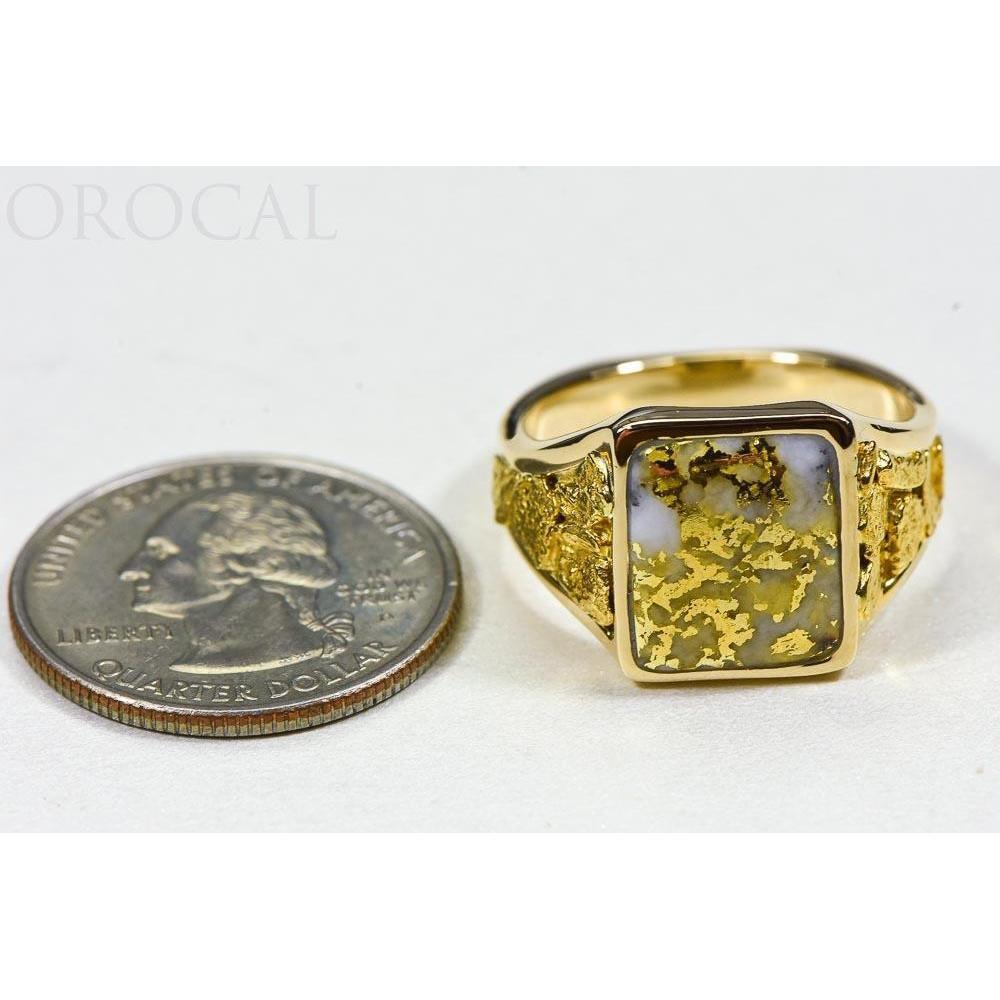 Orocal Gold Quartz Men's Ring RM760Q-Destination Gold Detectors
