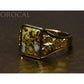 Orocal Gold Quartz Men's Ring RM760Q-Destination Gold Detectors
