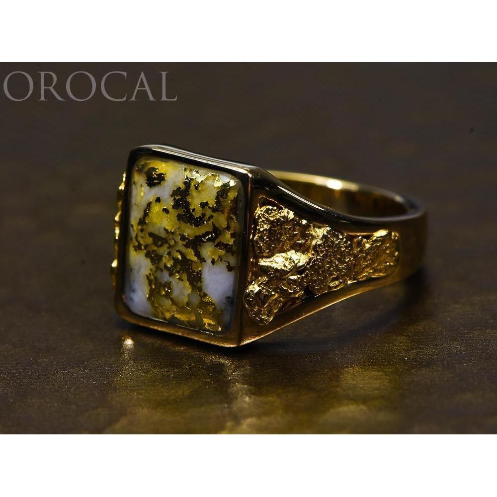Orocal Gold Quartz Men's Ring RM760Q-Destination Gold Detectors