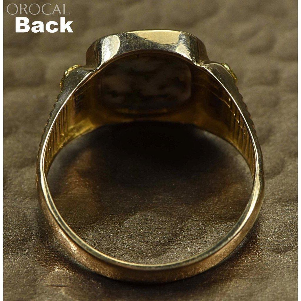 Orocal Gold Quartz Men's Ring RM794NQ-Destination Gold Detectors