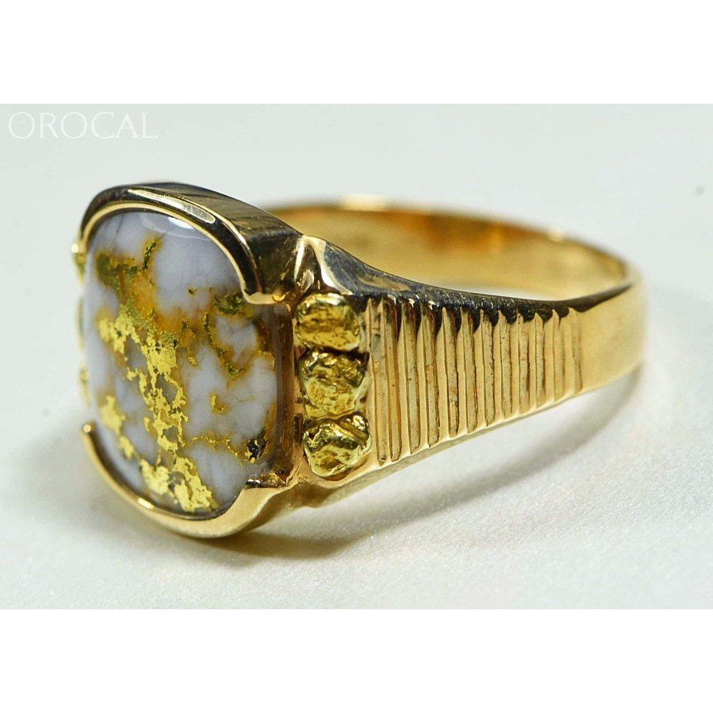 Orocal Gold Quartz Men's Ring RM794NQ-Destination Gold Detectors