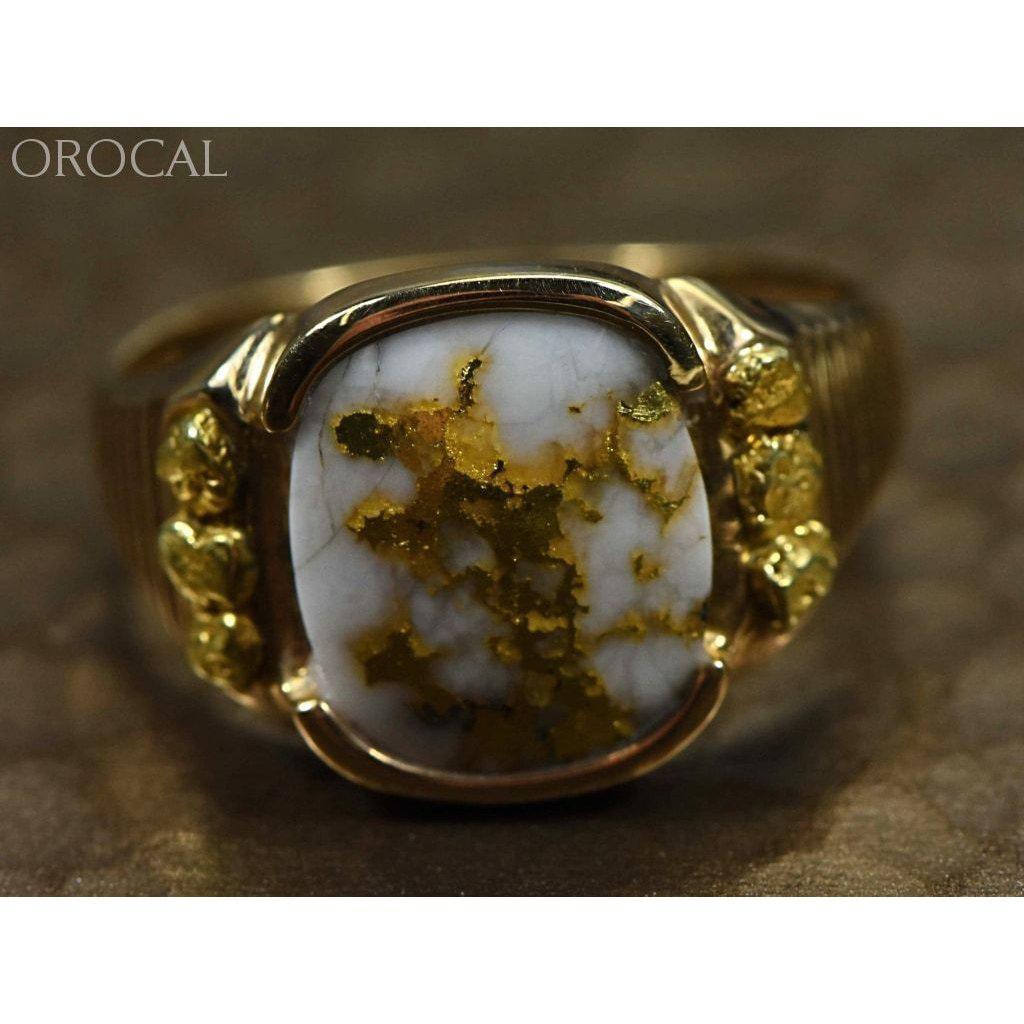 Orocal Gold Quartz Men's Ring RM794NQ-Destination Gold Detectors