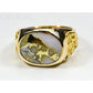 Orocal Gold Quartz Men's Ring RM802Q-Destination Gold Detectors