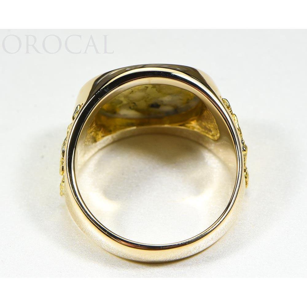 Orocal Gold Quartz Men's Ring RM802Q-Destination Gold Detectors