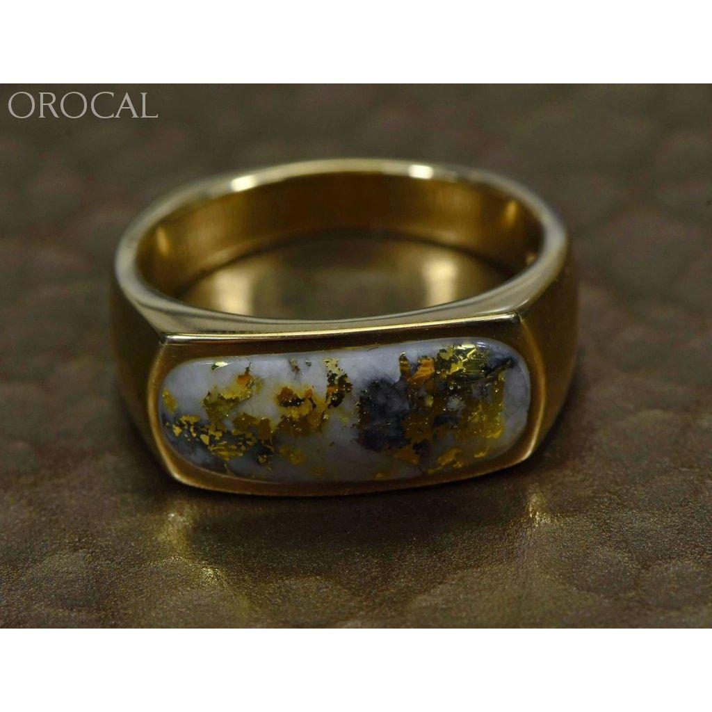 Orocal Gold Quartz Men's Ring RM816Q-Destination Gold Detectors