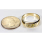 Orocal Gold Quartz Mens Ring RM880Q-Destination Gold Detectors