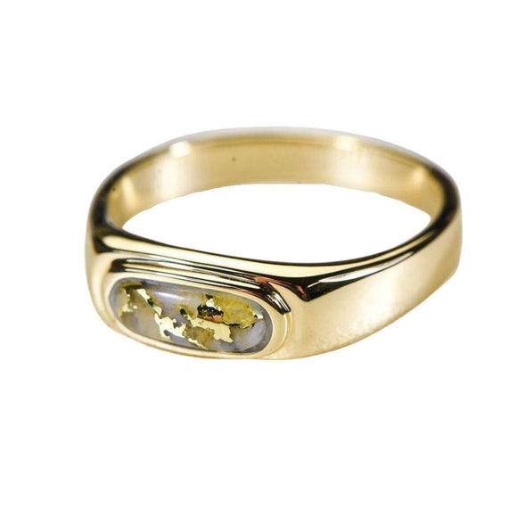 Orocal Gold Quartz Mens Ring RM880Q-Destination Gold Detectors