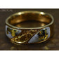 Orocal Gold Quartz Men's Ring RM900NQ-Destination Gold Detectors