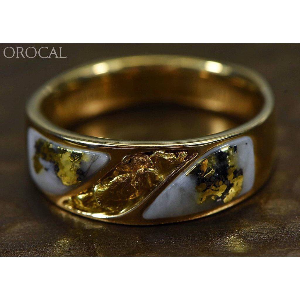 Orocal Gold Quartz Men's Ring RM900NQ-Destination Gold Detectors