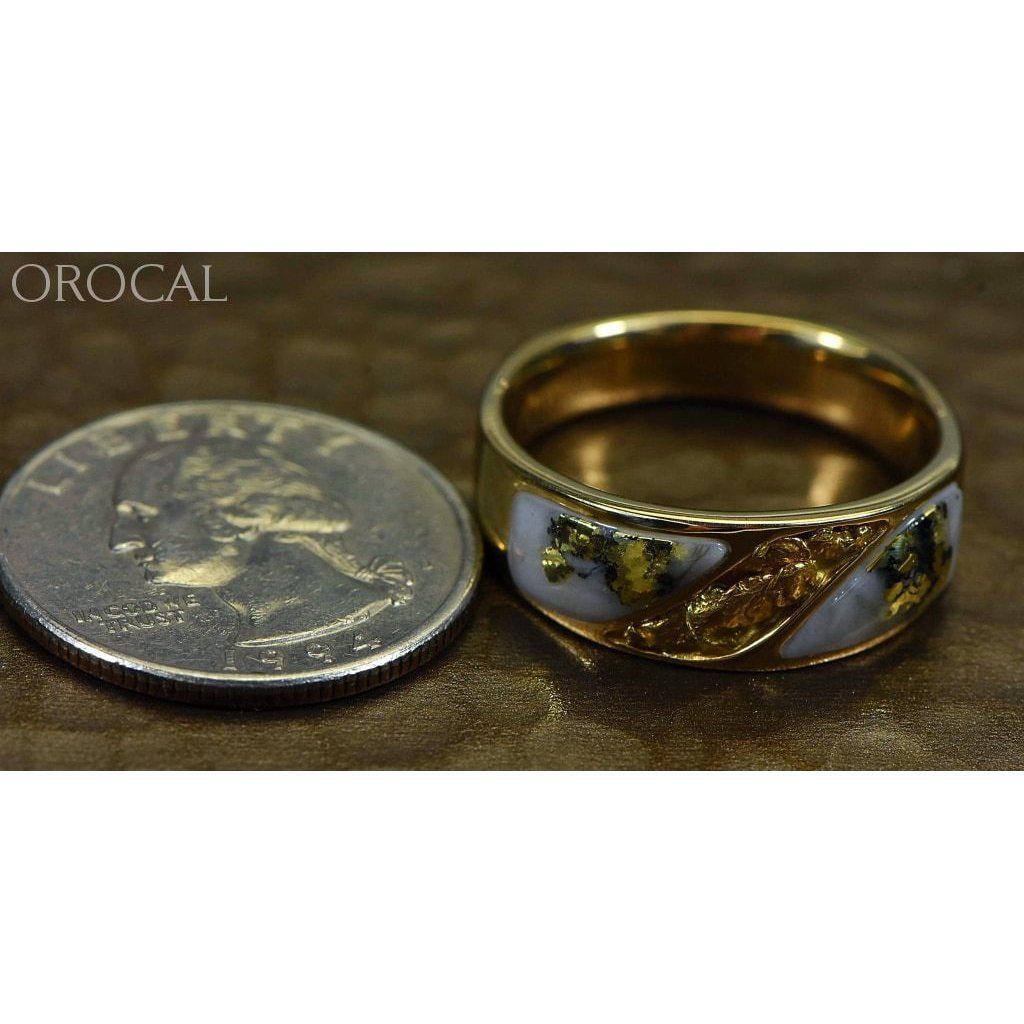Orocal Gold Quartz Men's Ring RM900NQ-Destination Gold Detectors