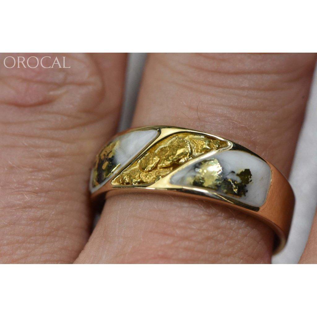 Orocal Gold Quartz Men's Ring RM900NQ-Destination Gold Detectors