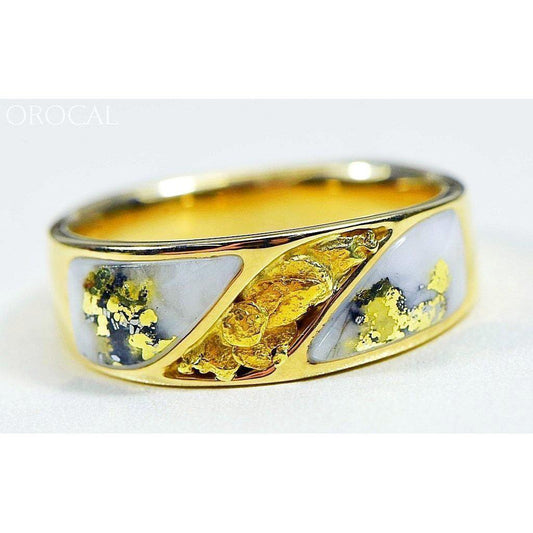 Orocal Gold Quartz Men's Ring RM900NQ-Destination Gold Detectors